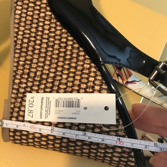 Faded Glory Platform Sandals size 9 - Picture 6 of 7